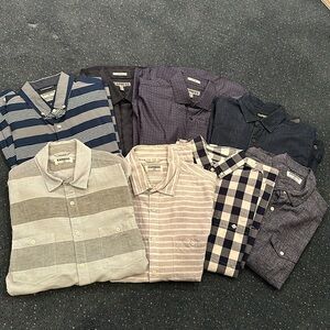 Express Button-Up Shirt Lot (8 Shirts)